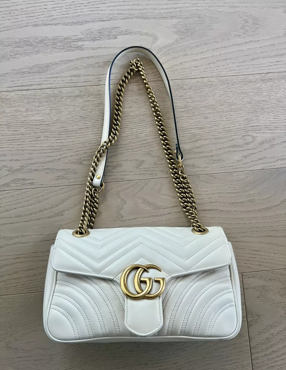 Gucci GG Canvas GG Marmont Small Shoulder Bag (SHF-divK5I) – LuxeDH