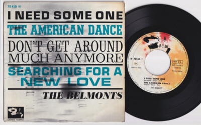 The BELMONTS * I Need Some One * 1962 French EP * DOO WOP * TEEN * Listen!