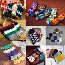 Socks Unisex Men Women Dress Casual Socks Multi-Color Gradient Colorful Hosiery