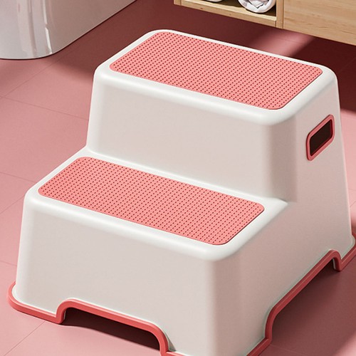 Baby Step Stool for Bathroom Sink, 2 Step Stool for Toilet Potty Training - Picture 3 of 10