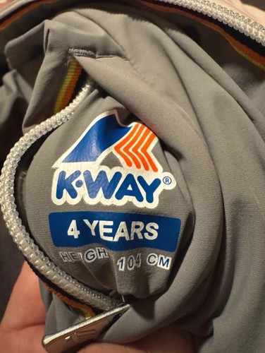 K-WAY giacca PIUMINO BAMBINA AUTUNNO INVERNO 4 anni REVERSIBILE - Foto 3 di 3