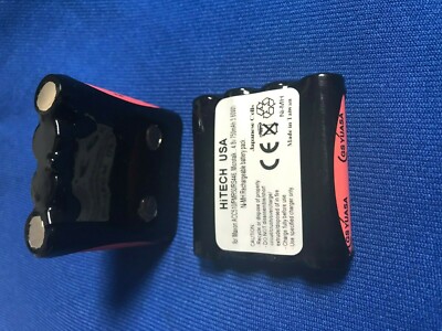 2 of Hitech battery(Japan NiMh4.8v0.7Ah)F Maxon/Midland#ACC511,FABP Cobra/M.FRS.