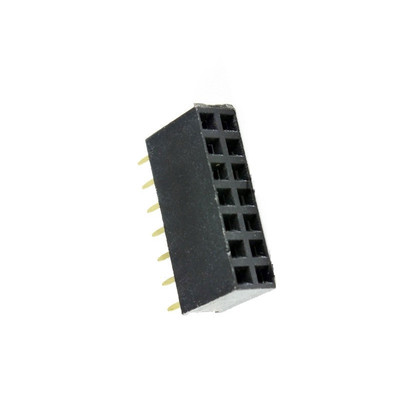 100Pcs 2x7 14Pin 2.54mm Double Row Female Straight Header Pitch Socket Pin Strip