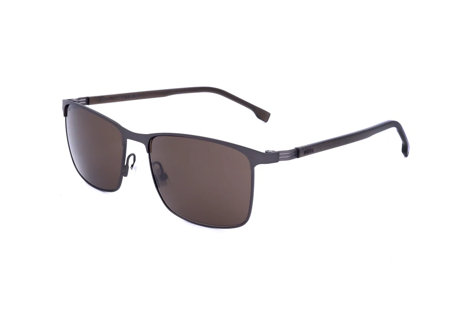Gafas de sol Hugo Boss para hombre 57 mm mate marrón rutenio oscuro BOSS1635-S-XCB-70