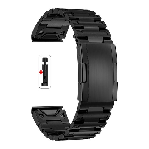 22 26mm Quick Fit Stainless Steel Metal Band Strap For Garmin Fenix 7/6Pro/5Plus - 第 14/14 張圖片