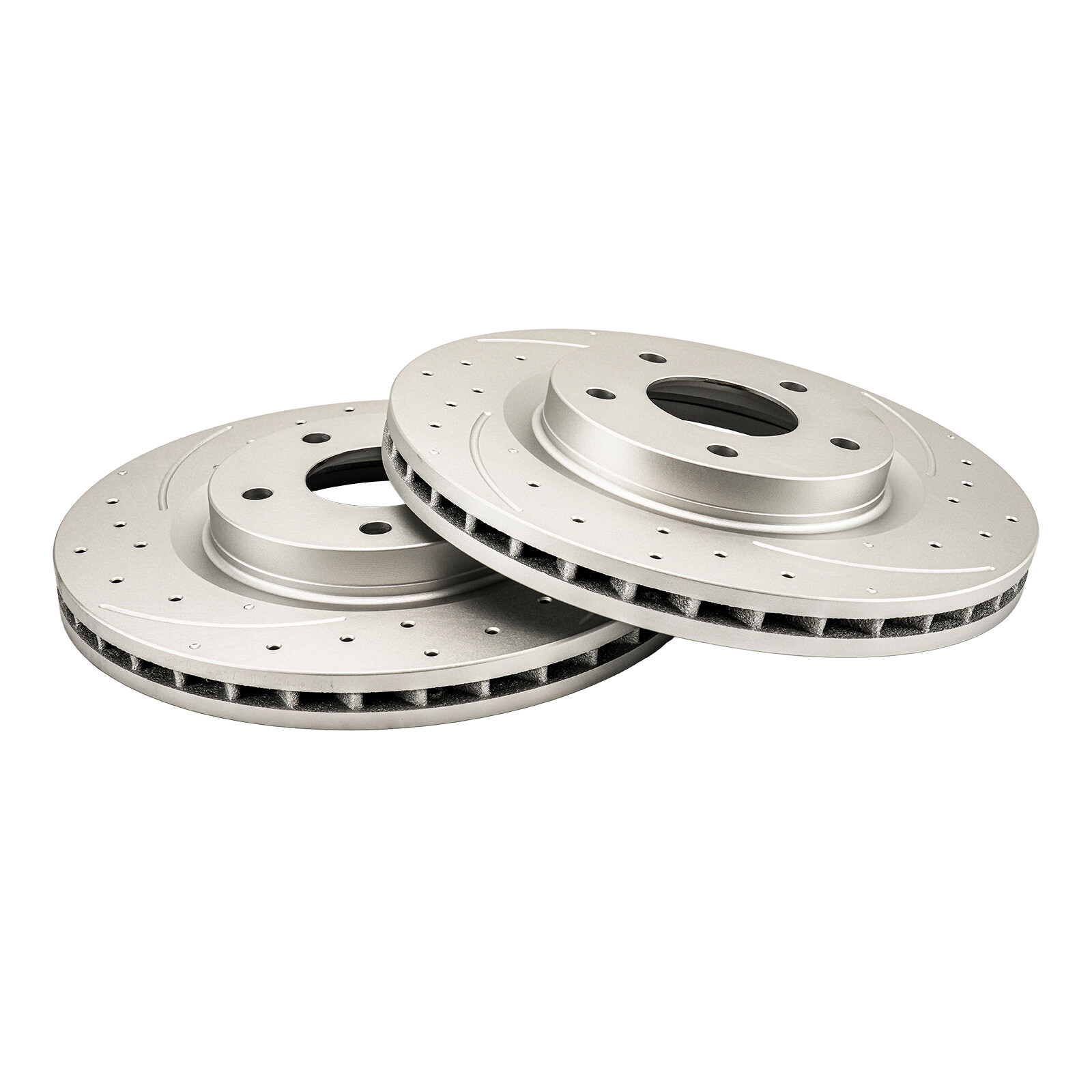 Chrysler 200 Sebring Caliber Avenger Front Drilled Brake Rotors 2008-2014