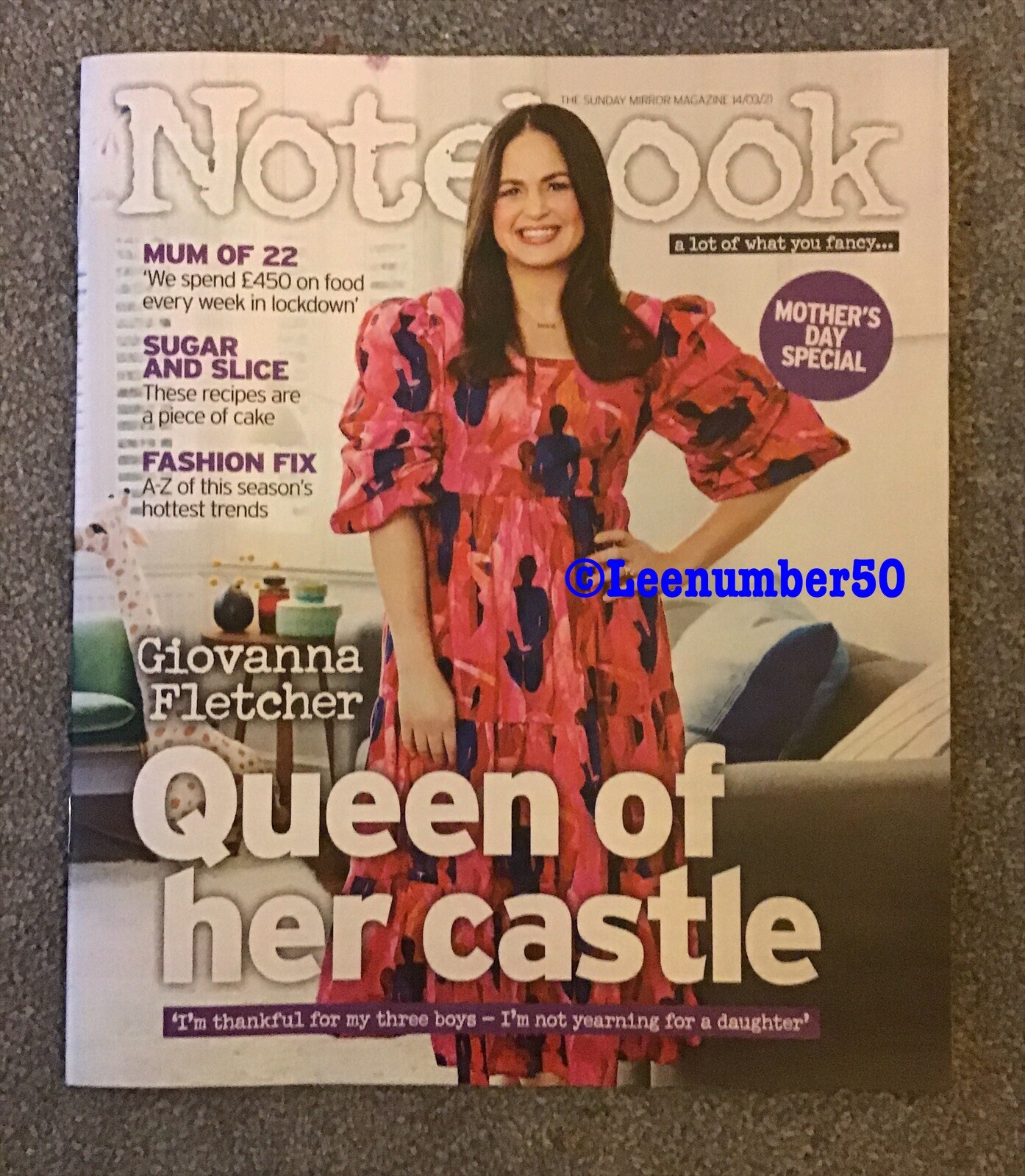 Notebook Magazine March 2021 with Giovanna Fletcher Jules Hudson Camilla Thurlow-image