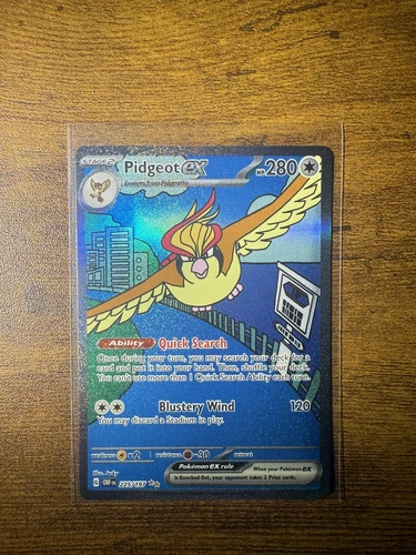 2023 Pokemon SV Obsidian Flames Pidgeot ex #225/197