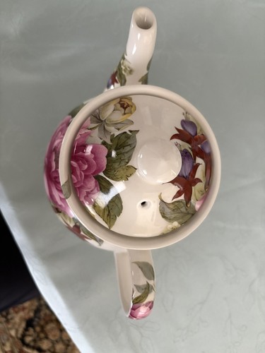 Sadler Windsor Pink Rose Floral Teapot Made in England in Unused Condition - Picture 4 of 9