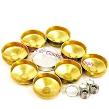 New Brass Freeze Plug Set Fits Pontiac 326 350 389 400 421 428 455 V8 Engines