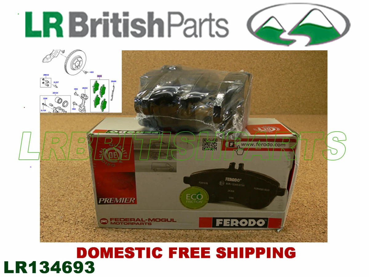 Juego Completo De Pastillas De Freno Delanteras Y Traseras Para Range Rover Evoque 2011-2018 – 8 Piezas