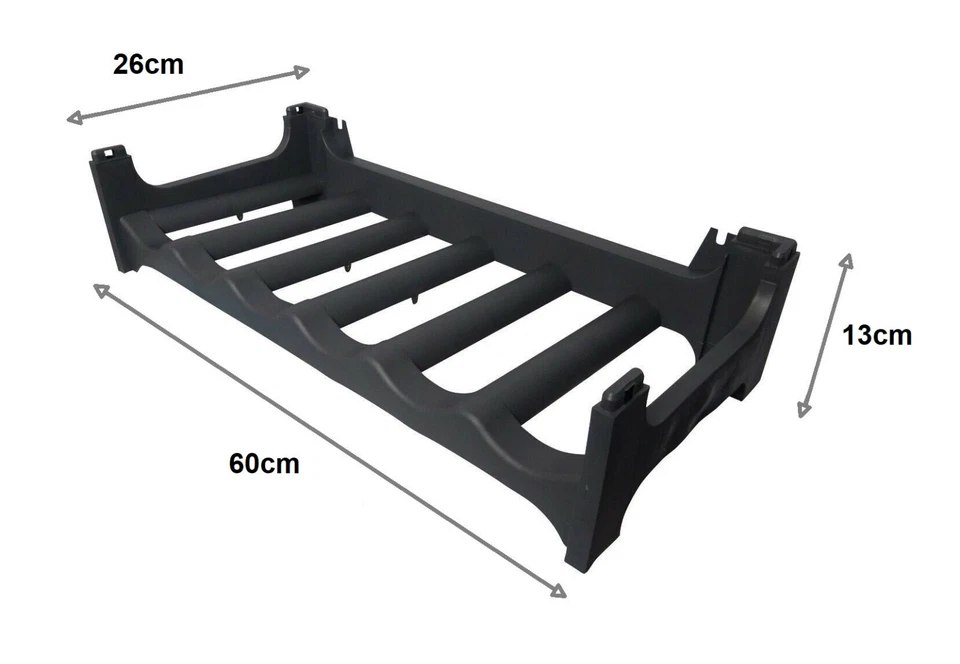 Weinregal Flaschenregal Flaschenständer Wein Weinschrank stapelbar Kunststoff - Bild 3 von 4