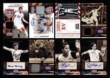 2012 PANINI AMERICANA 8: WAMBACH KONO LEROUX CAT OSTERMAN KERRI STRUG AUTOGRAPHS