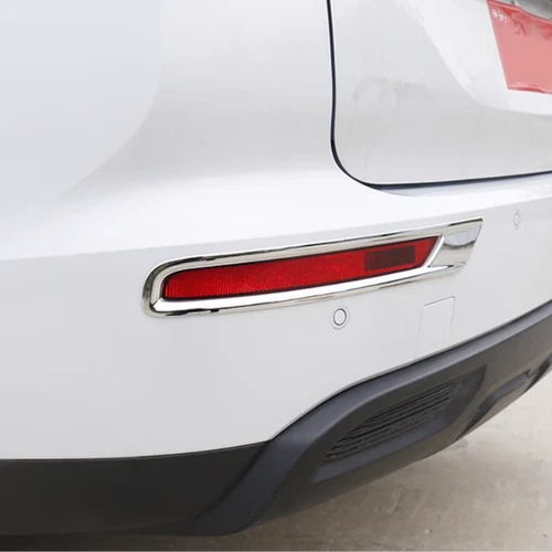 ABS Chrome Rear Fog Light Cover Trim 2pcs for Mitsubishi Outlander 2022-2024 - Picture 1 of 9