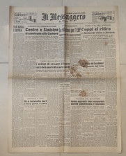 GIORNALE IL MESSAGGERO 1948 GIRO D'ITALIA COPPI SI RITIRA PIANO MARSHALL