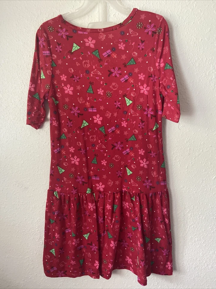 Brand New Disney Holiday (2pack) princess sz 10/12 Large knit dresses - Image 3 of 3