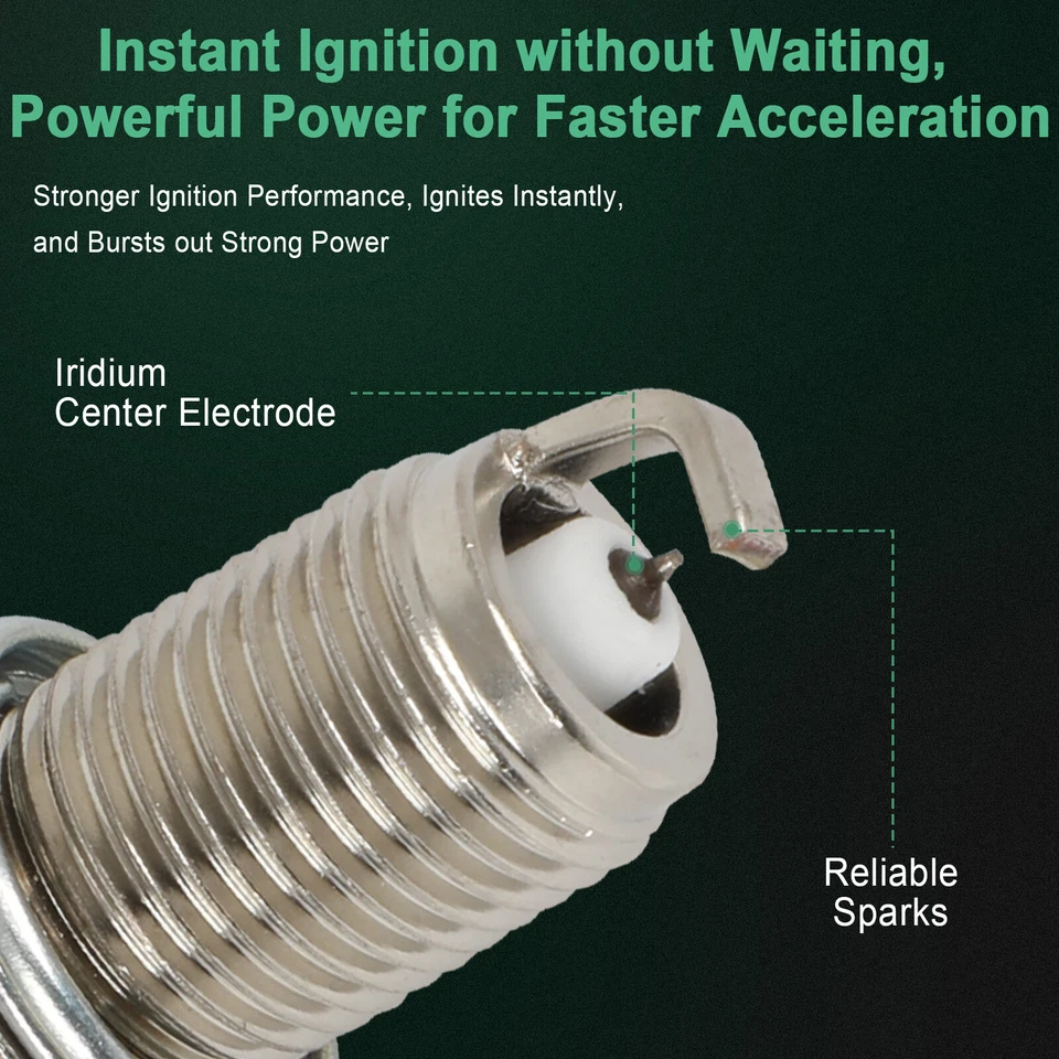 6x bujías de iridio y platino para Acura RL 1996-2004 3,5 L V6 Foto 3 de 4
