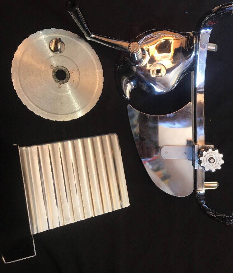 アメリカ製 デッドストック ビンテージ RIVAL社製 電動フードスライサー Z) Vintage Rival Chrome Electric 7
