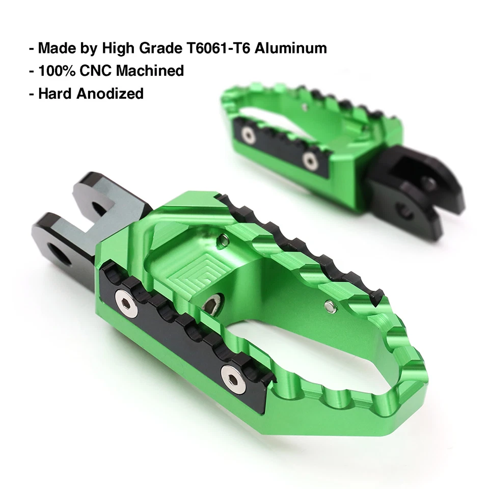 Pegs dianteiros verdes para estrada Kawasaki Ninja 7 Hybrid 2024 24 - Imagem 4 de 4