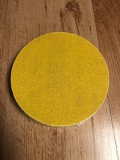 6 GOLD SANDING DISCS 100 Grit 50 Pack ORBITAL SANDER DISC Hook And Loop