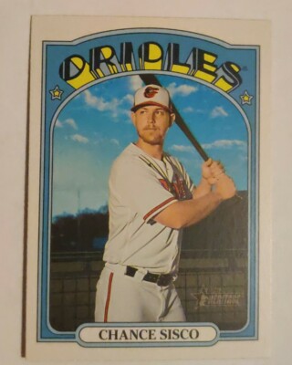 2021 Topps Heritage Base #142 Chance Sisco Baltimore Orioles