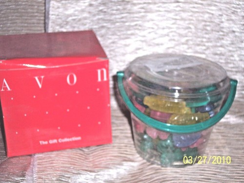 AVON ICE CUBES BUCKET+TONGS KIDS FUN REUSABLE : FISHES-PALMS-PARTY-COOL DRINKS - Picture 2 of 2