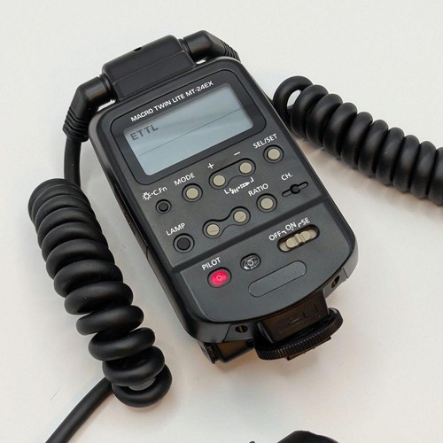 Canon Macro Twin Lite MT-24EX Flash Strobe for Close-Up Photography Tested OK - Picture 2 of 8