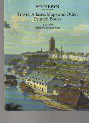 Sothebys 1985 Travel, Atlases, Maps & Other  Printed Books