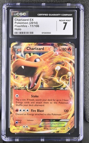 Charizard-EX graded CGC 7 for sale on eBay