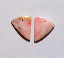 20.25 Cts Natural Pink Opal Drilled Cabochon Match Pair Gemstone 23X19.5MM 23