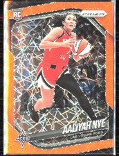2025 Prizm WNBA Aaliyah Nye Orange Velocity Las Vegas Aces Rookie #15!