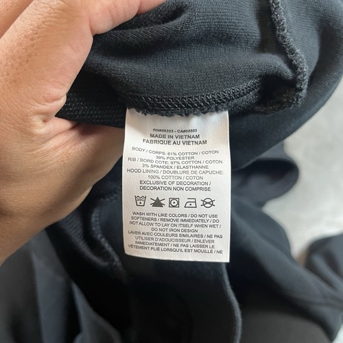 Sudadera con Capucha Los Angeles Clippers Para Hombre Grande Negra Nike Dri Fit NBA Cremallera Completa - Imagen 8 de 19