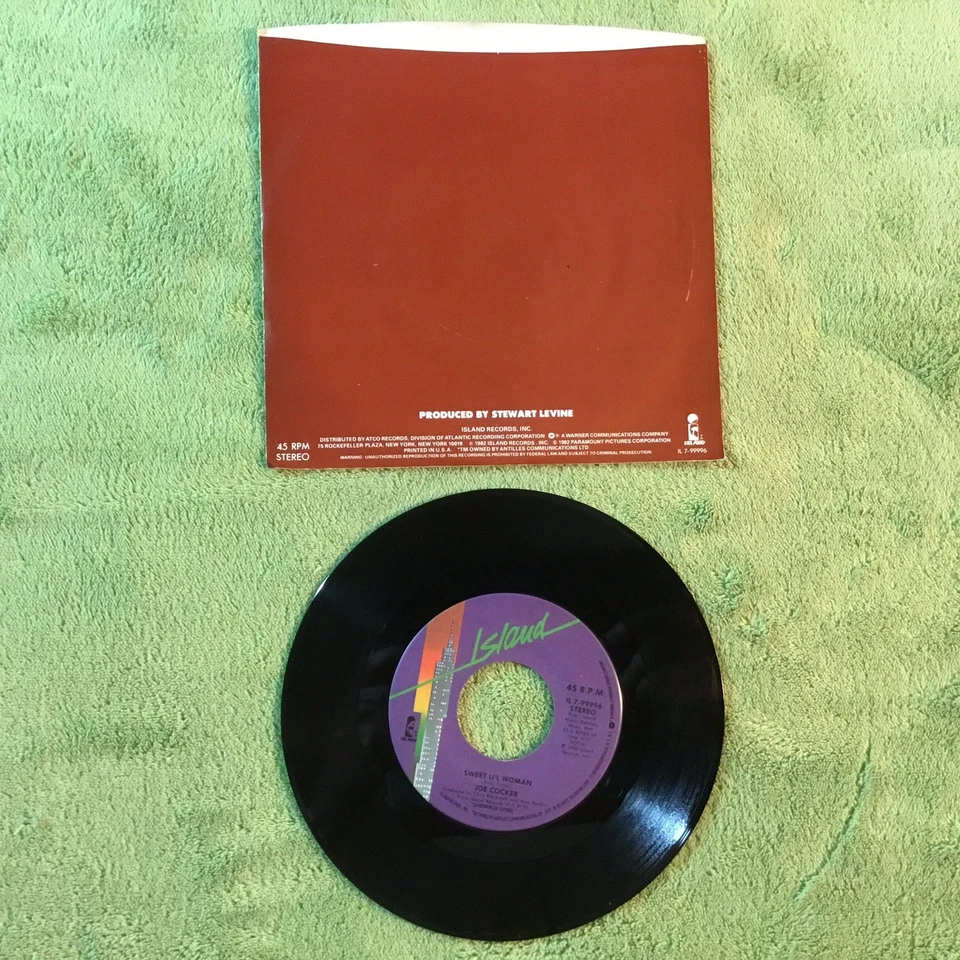 Joe Cocker And Jennifer Warnes *Up Where We Belong Title song Officer Gentlemen - Image 2 of 4