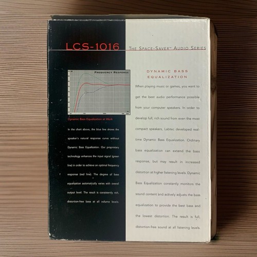 LCW-1016 LABTEC COMPUTER SPEAKERS WITH DYNAMIC BASS EQUALIZATION VINTAGE - 第 3/7 張圖片