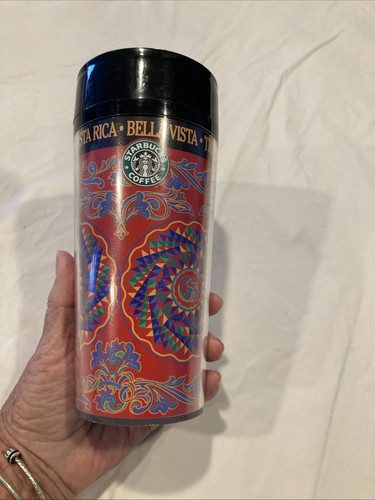 Vintage Starbucks ThermoSerb Tumbler Costa Rica Bella Vista Tres Rios Mid 90’s - Imagen 10 de 13