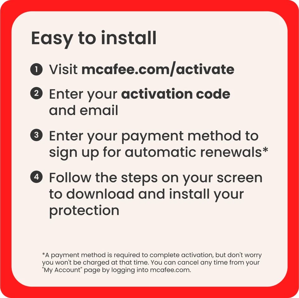 McAfee Total Protection - 5 Devices - 1 Year - Automatic Renewal - [Download] - Image 2 of 4