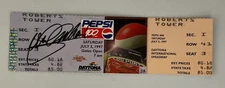 1997 Daytona Pepsi 400 NASCAR Full Ticket John Andretti 1st Win Autographed