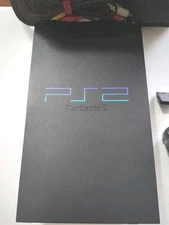 Vintage Sony PlayStation 2 w/ Controller, Cords, & Official Messenger Bag *WORKS