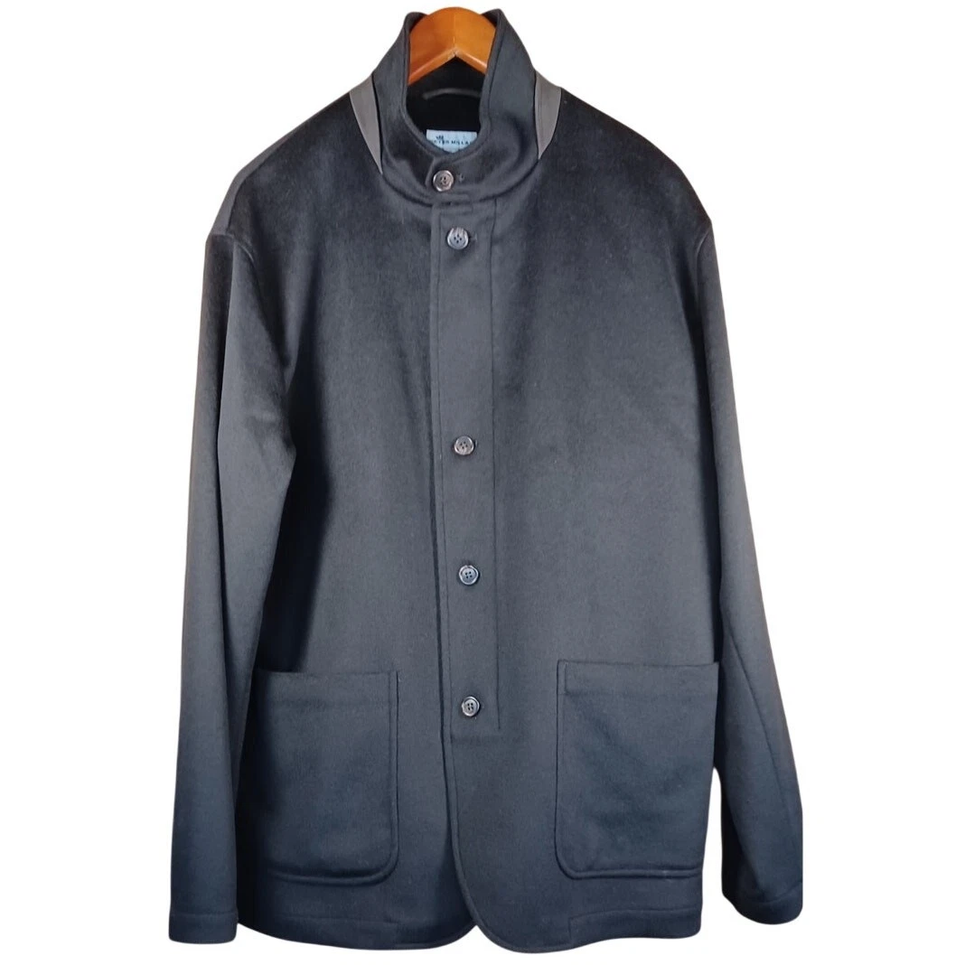 Peter Millar Wade Crown Jacket Men's XL Wool Cashmere Blend Black Chore Coat
Opens in a new window o