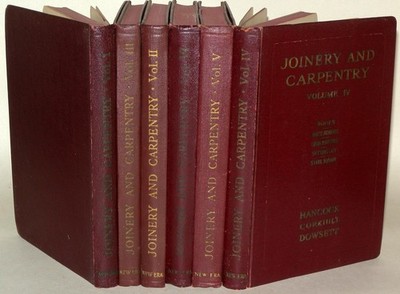 Joinery & Carpentry Greenhalgh 6 Vol Set New Era c1945 HB