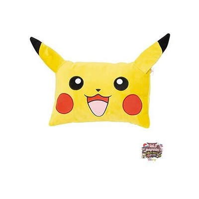 MORIPiLO Pokemon Pikachu Face Die-Cut Pillow Small for Kids Skin-Friendly Micro