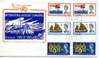 1963 LIFEBOATS ORD. & PHOSPHOR GREAT BRITAIN QE2 ILLUS. FDC FAREHAM CDS PMKS VGC