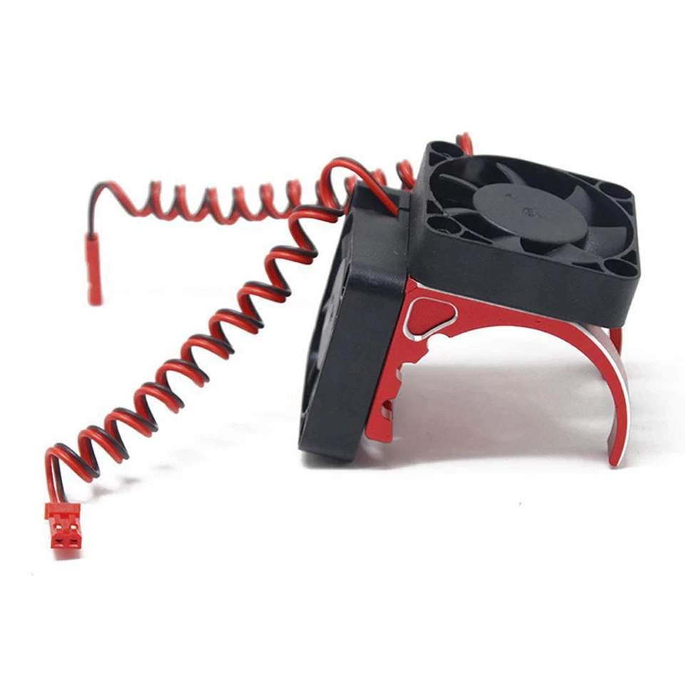 42mm Motor Dual Cooling Fan Motor Heat Sink Part for 4082arrma RC Model Car - Image 4 of 4