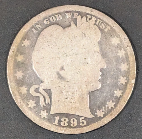 A Silver Barber Quarter from 1895!