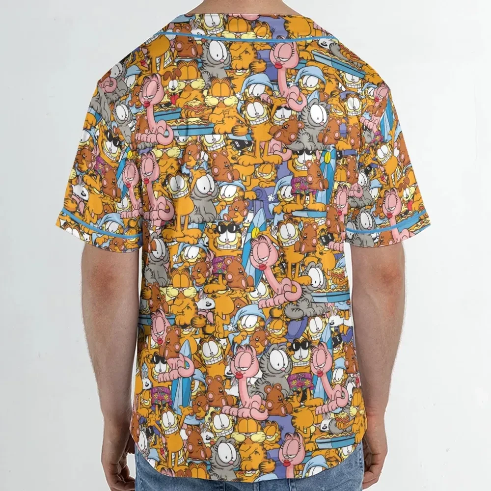 Garfield and Friends Unisex Baseball Jersey