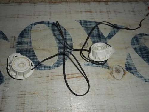 Vintage 1985 GI Joe Hasbro USS Flagg Aircraft Carrier Arrestor Bases + Cable