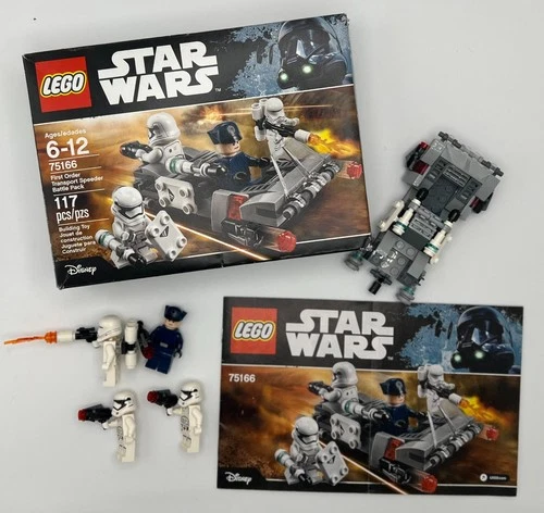 LEGO Star Wars 75166 "First Order Transport Speeder Battle Pack" COMPLETE SET