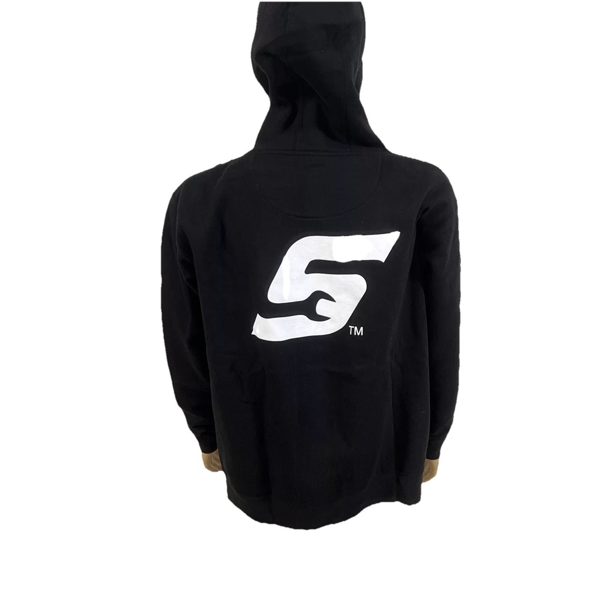 Snap On Licensed Adult Black Pullover Hooded Sweatshirt Hoodie