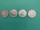 4 ~1964 Kennedy Half Dollars very nice CONDITION some Toning