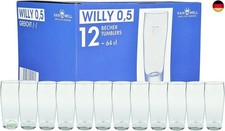 Van Well Willibecher 0,5l 12er Set - Premium Biergl&auml;ser 0,5 Liter - Robust,